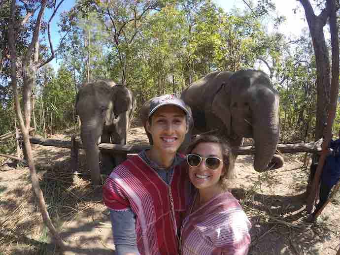 Karen Elephant Habitat, Chiang Mai, Thailand