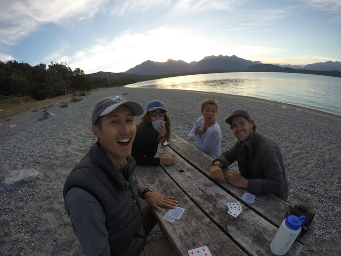 Frasers Beach, Lake Manapouri, New Zealand